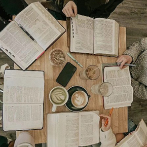 Bible Study at a Table