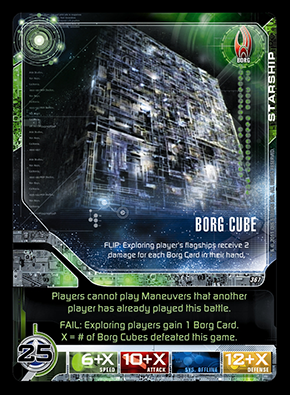 Borg Cube Card